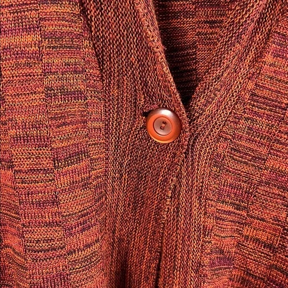 Liz & Me Women's Rust Sweater Cardigan Rust Brown Sz 4X 30/32W Fall Casual Wear - Picture 6 of 9